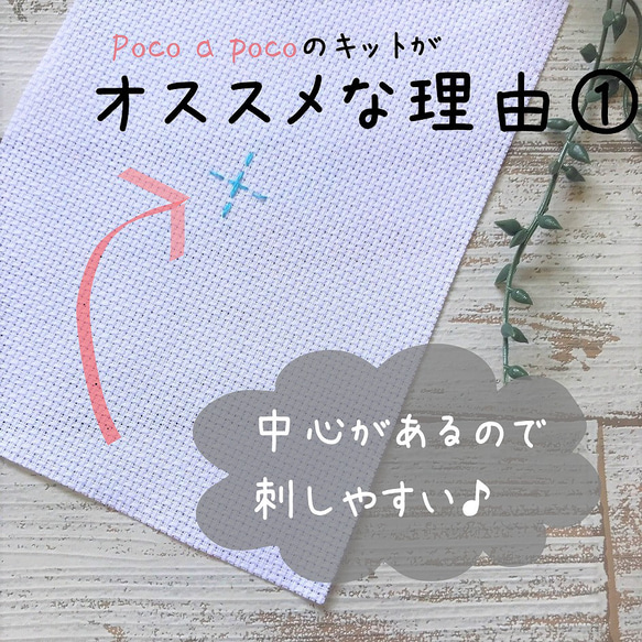 【初心者】クロスステッチ キット 　季節を感じるクロスステッチサンプラー1月富士山（初日の出）と鏡餅　 3枚目の画像