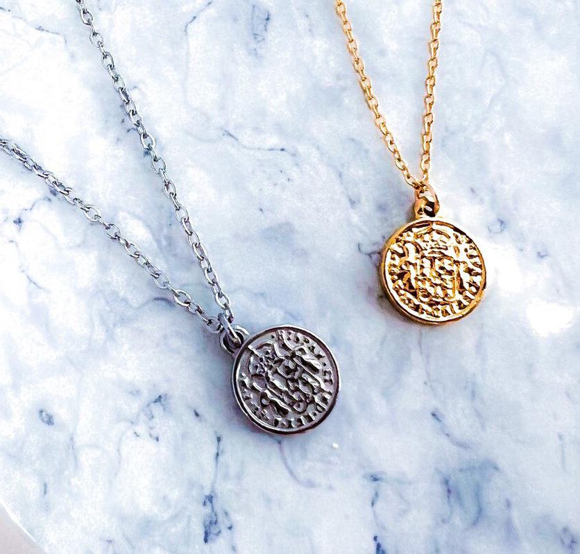 creema限定！ペアコインネックレスのコフレ　つけっぱなしOKサージカルステンレス製