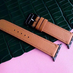 Apple watch strap 手縫い時計ベルト 3枚目の画像