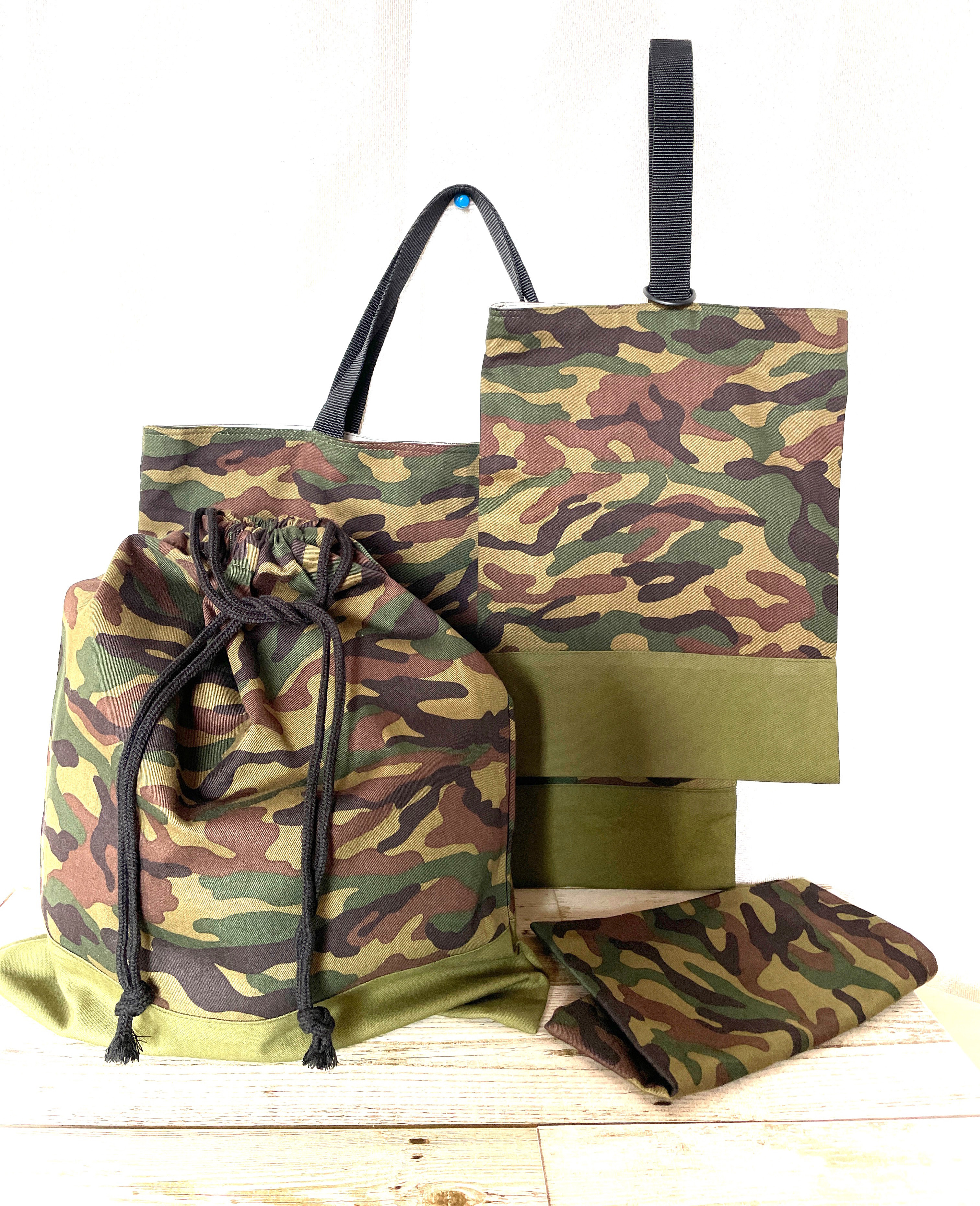 入園・入学グッズ3点セットプラスランチクロス