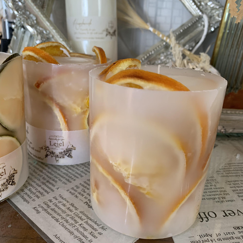 フレッシュオレンジ ボタニカルキャンドル キャンドル・キャンドル