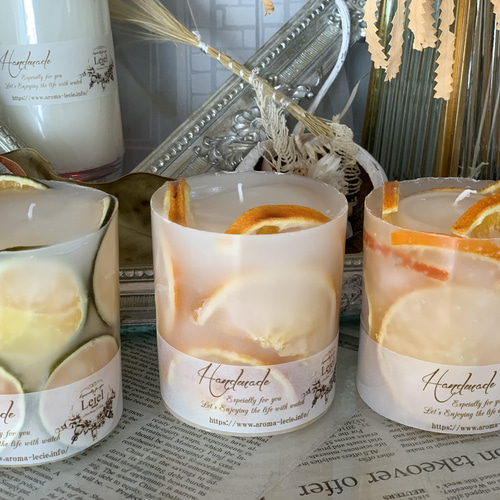 フレッシュオレンジ ボタニカルキャンドル キャンドル・キャンドル