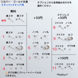 動く城の魔法使い2ホールピアス/ノンホールピアス/イヤーカフ/軟骨ピアス/2連ピアス 4枚目の画像