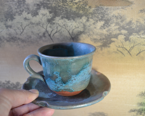 萩焼コーヒーカップ2 70ed98653efc5f986298a5e4ccf237