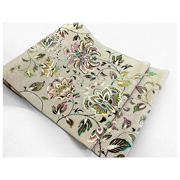 袋帯（花更紗）（グレー色） 和装小物（帯・半襟） Naruse 通販