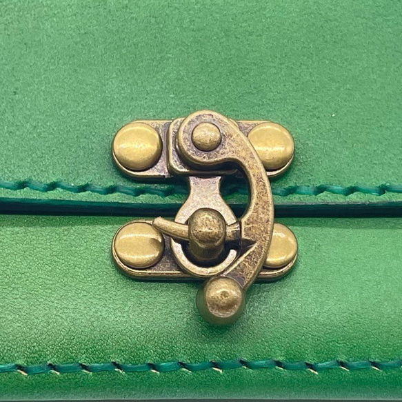 【22色から選べる・名入れ対応】革製ミニマルギャルソン財布　革色22色×ツートン×糸色15色×留め具3型 人気・おすすめ｜使いやすい・旅行におすすめ 品質保証 全国発送 日本国内発送・最短翌日お届け