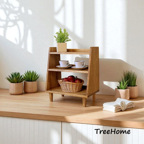 Mekko』卓上収納 カフェ風 ディスプレイ シェルフ ラック ラダー