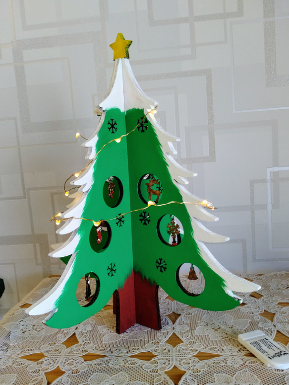 クリスマスツリー（木製） 1枚目の画像