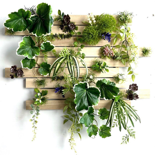 光触媒加工 除菌消臭ウォールグリーン フェイクグリーン 格子3 多肉