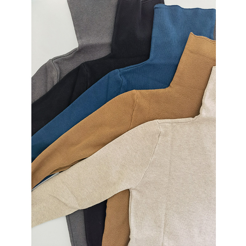 【5色】ハイネックセーター　ニットセーター　シンプルセーター　#L085