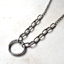 再次上架簡約不鏽鋼面具鍊眼鏡鏈眼鏡項鍊銀色男士金屬過敏相容 第3張的照片