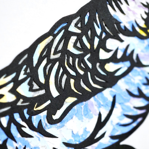 切り絵×ちぎり絵】sekisei-inko -ｾｷｾｲｲﾝｺ- 原画アート 絵画 紙のおくり