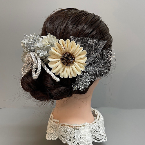 成人式 髪飾り 成人式髪飾 ヒマワリS 卒業式髪飾り 七五三髪飾り 結婚