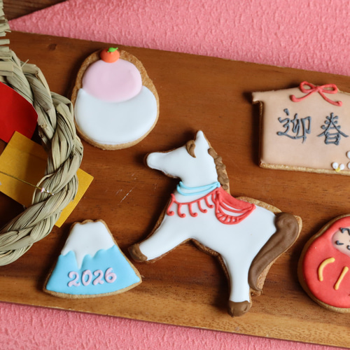 2026ご予約開始⭐︎お年賀に馬のアイシングクッキーセット クッキー