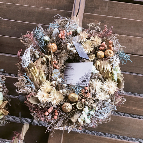 クリスマスリース ナチュラルリース フレッシュリース 保水リース 大人カラー クリスマスリース ナチュラルリース フレッシュリース 保水リース 大人