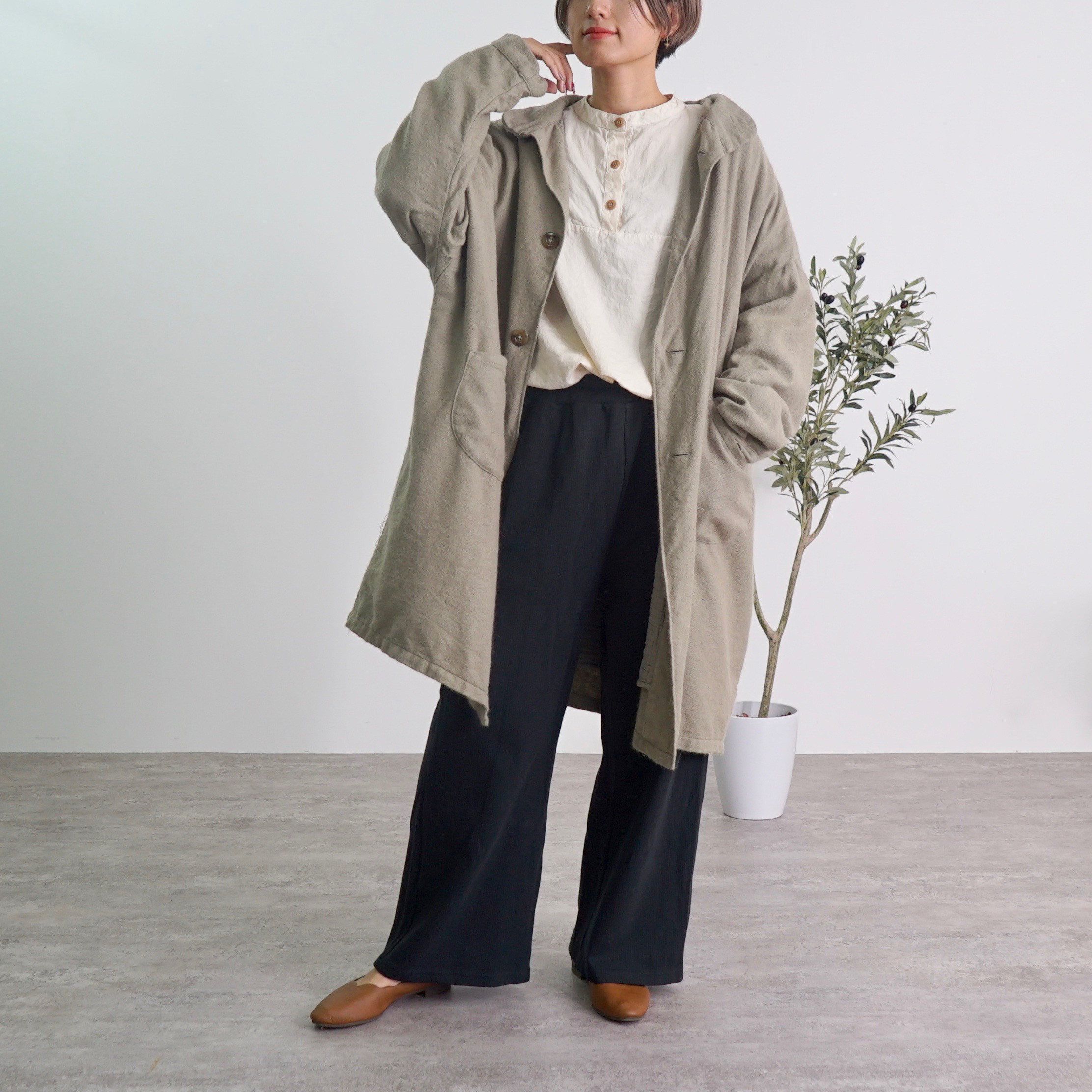 新品】定価5万円アンゴラ♡コート 重かっ