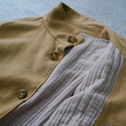 Momonga 羊毛外套/米色/Enshu 紡織 第12張的照片
