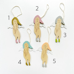 クリスマスオーナメントに☆『アンニュイ天使』 4枚目の画像