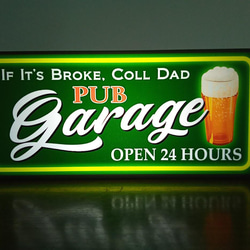 アメリカン ガレージ パブ スナック ビール 酒 GARAGE3 サイン