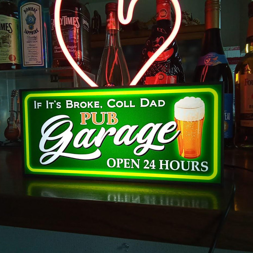 アメリカン ガレージ パブ スナック ビール 酒 GARAGE3 サイン アメリカン ガレージ パブ スナック ビール 酒 GARAGE3 サイン