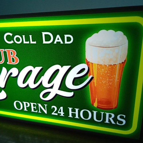 アメリカン ガレージ パブ スナック ビール 酒 GARAGE3 サイン