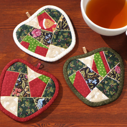 りんごのコースター（3枚組） ～Holy Night～ 5枚目の画像