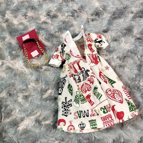 リカちゃん ワンピース *774　クリスマス ピザーラ × クリスマスリカちゃん2013 | おはぎ@リカちゃん