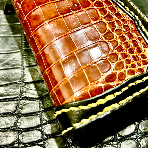 Gravy Leather スモール クロコダイル×栃木レザー スペシャル
