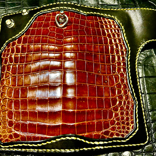 Gravy Leather スモール クロコダイル×栃木レザー スペシャル
