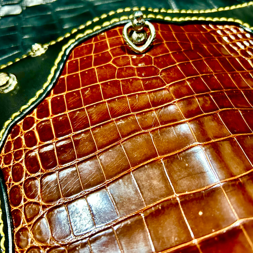 Gravy Leather スモール クロコダイル×栃木レザー スペシャル