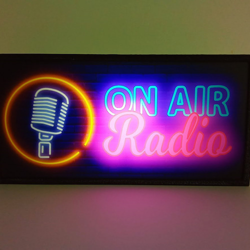 ON AIR オンエア ライブ 配信 ラジオ 生放送 サイン 看板 置物 ON AIR オンエア ライブ 配信 ラジオ 生放送 サイン 看板 置物