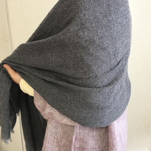 argue ウール ガーゼ ストール マロンチェック argue ウール ガーゼ ストール マロンチェック