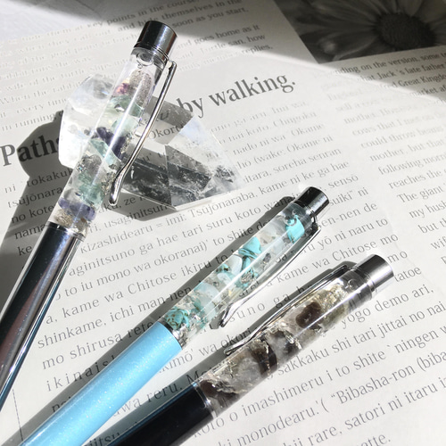 N163 / カスタムボールペン 天然石 ラピスラズリ N163 / カスタムボールペン 天然石 ラピスラズリ