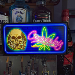 【Lサイズ】ロックスター ロッックギター スカル 看板 置物 雑貨 ライトBOX Lサイズ】ロックスター ロッックギター スカル 看板 置物 雑貨