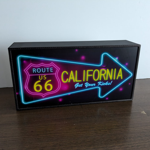 アメリカン ルート66 カリフォルニア ダイナー 標識 サイン 看板 置物