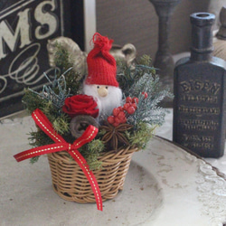 サンタのミニバスケット 9枚目の画像