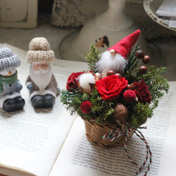 サンタのミニバスケット 13枚目の画像