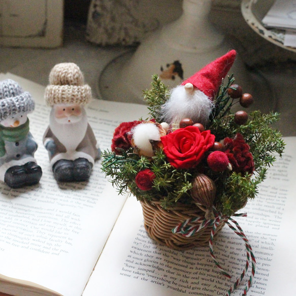 サンタのミニバスケット 13枚目の画像