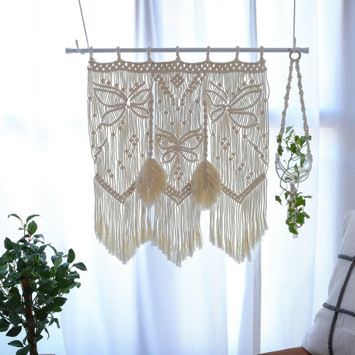 マクラメのれん・マクラメタペストリー・マクラメカーテン カーテン