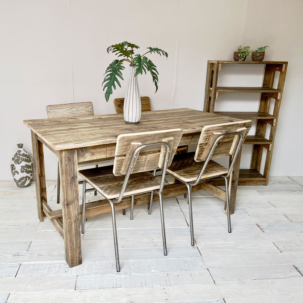 リサイクルウッド ダイニングテーブル 70cm リサイクルウッド ダイニングテーブル 70cm