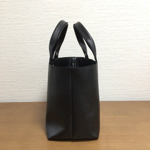 ブラック本革トートバッグ トートバッグ fーwork's 通販