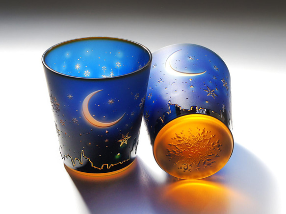 【再販】蒼橙冬朧（Moon snowflake） 4枚目の画像