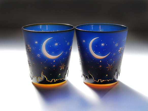 【再販】蒼橙冬朧（Moon snowflake） 2枚目の画像