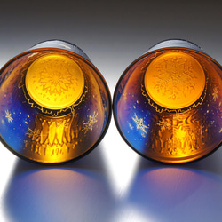 【再販】蒼橙冬朧（Moon snowflake） 6枚目の画像