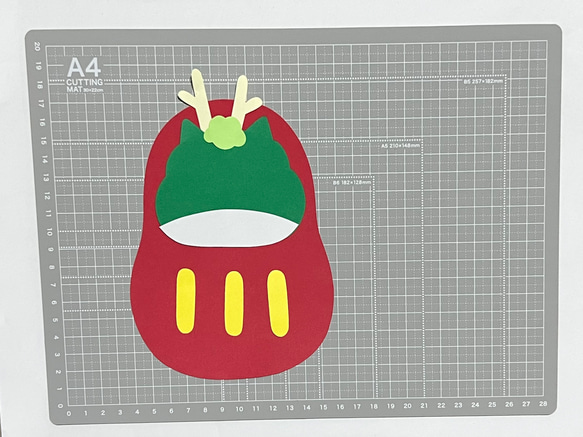 壁面 製作キット たつ だるま お正月 保育 型紙 保育製作キット販売