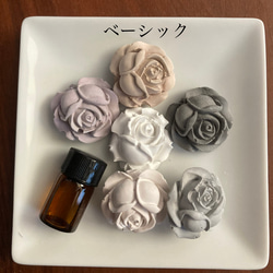 ミニ薔薇　カラフルセット　アロマストーン　花　ディフューザー　エッセンシャルオイル　ブレンド　アロマ 2枚目の画像