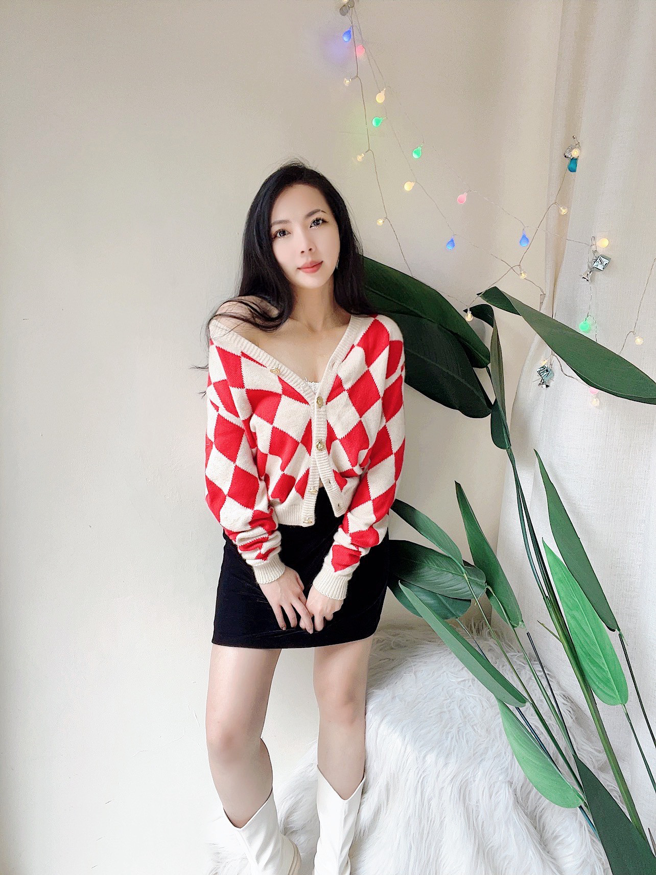 ヴェルサーチ菱形金糸カーディガンコートカシミヤカシミヤセーターカシミヤセーター