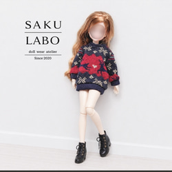 2点セット 下着 ランジェリー ブラジャー パンツ リカちゃん 花柄