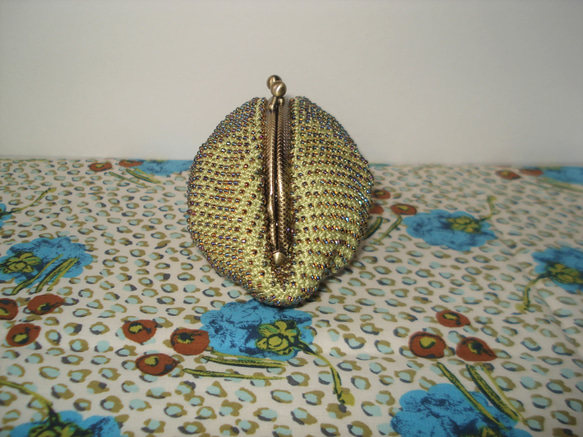 Beaded Purse --Pistachio Green-- 2枚目の画像