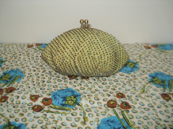 Beaded Purse --Pistachio Green-- 1枚目の画像